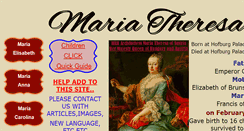 Desktop Screenshot of mariatheresa.com