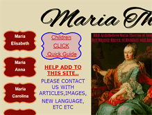 Tablet Screenshot of mariatheresa.com